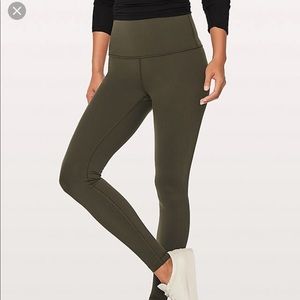 28” full length Lululemon high rise sz 4